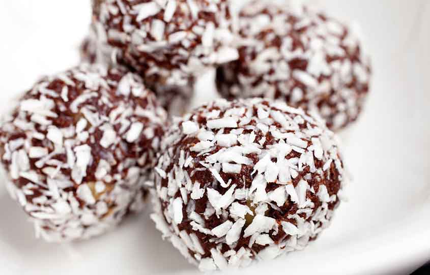 Chocolate Coconut Bliss Balls